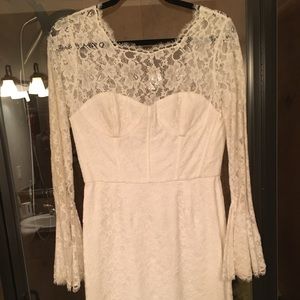 White Lace BCBG dress